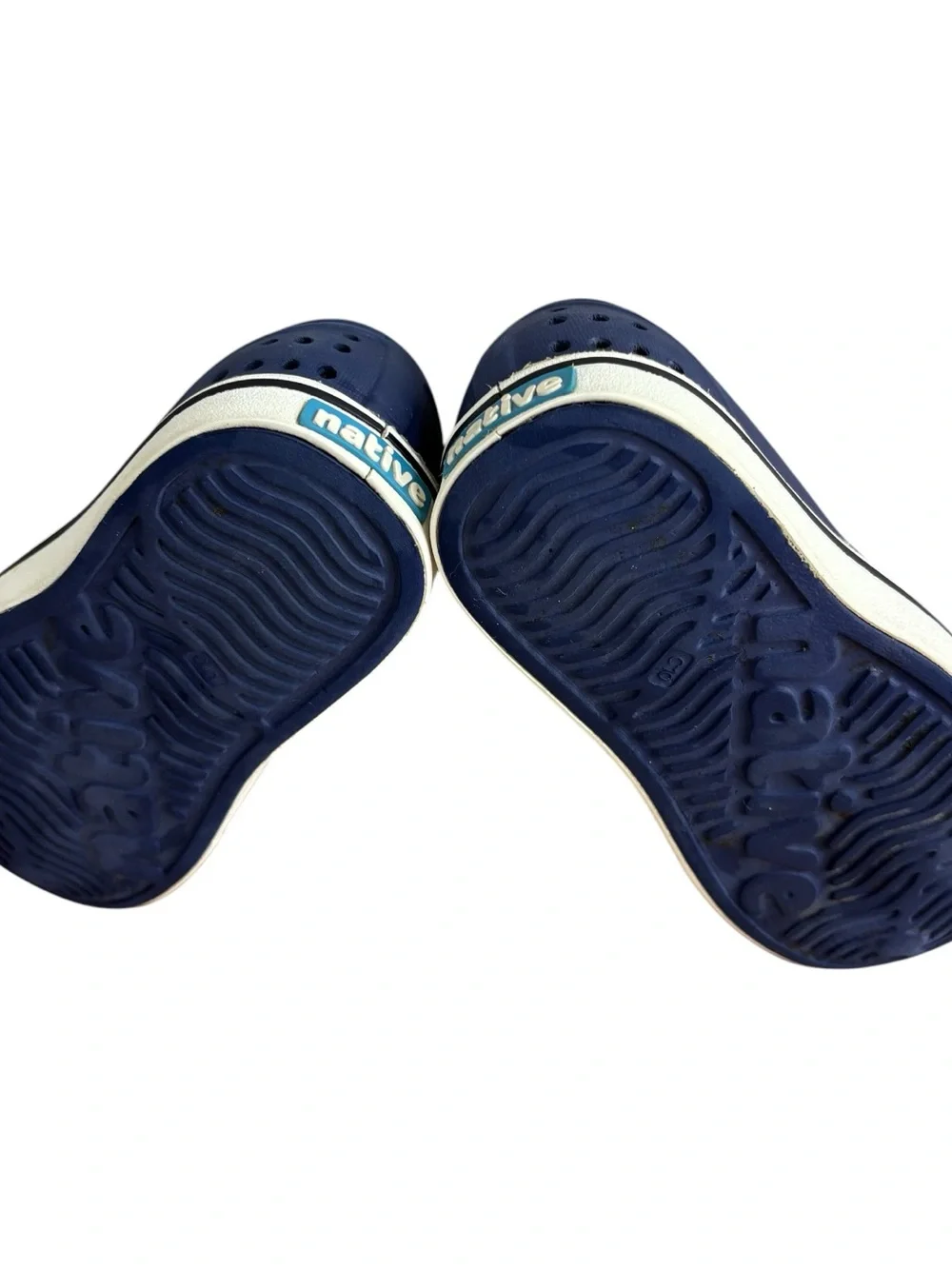 Native shoes little children jefferson waterproof shoes blue size c10